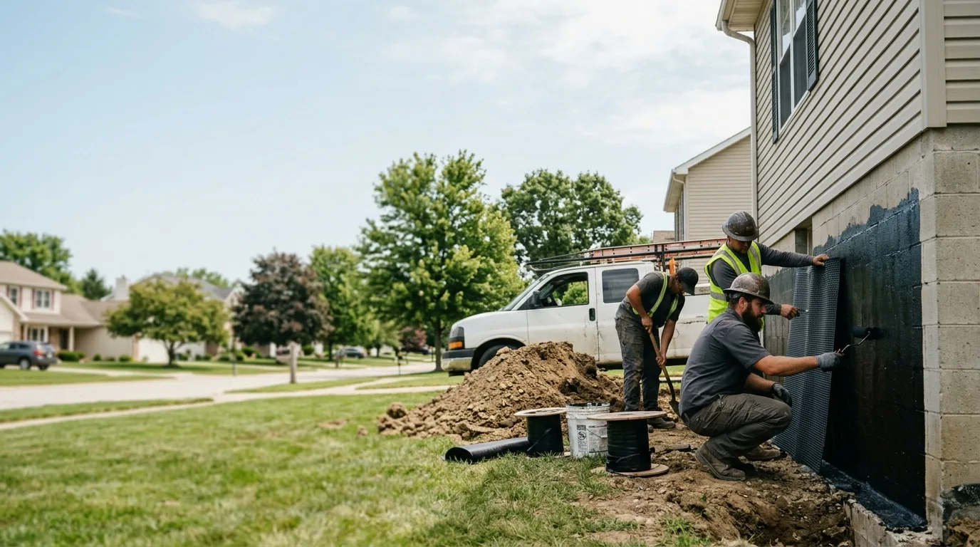 Basement Waterproofing in Glasford, IL near me